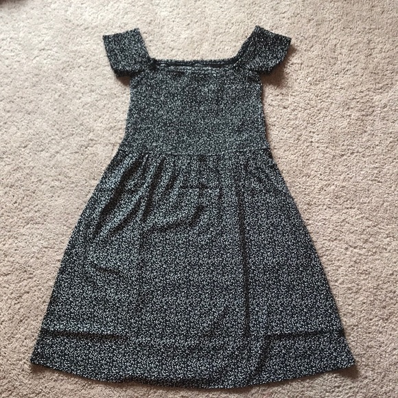 LAST Off shoulder print dress - Picture 3 of 4